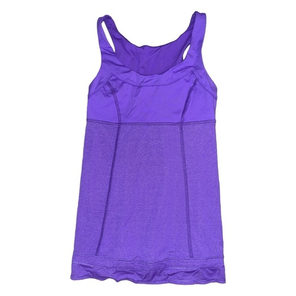 Lululemon Athletica purple cinch side tank top women’s size 0-2 - Picture 1 of 6